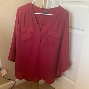 Berry Wine Blouse